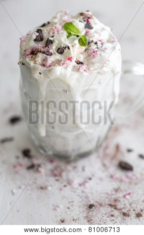 healthy home made milkshake