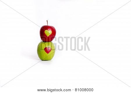 Apple Hearts