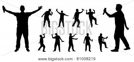 Singer Silhouettes