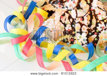Italian Traditional Dessert For Carnival Called 