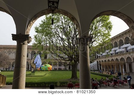 University Of Milan Courtyard