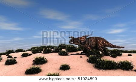 walking einiosaurus