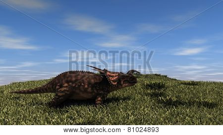 walking einiosaurus