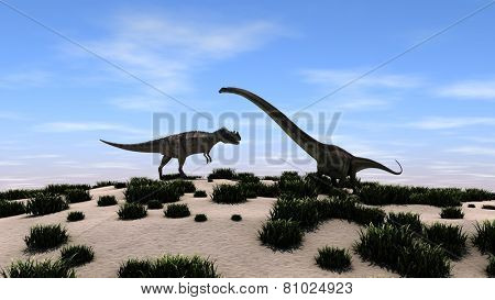 mamenchisaurus versus ceratosaurus