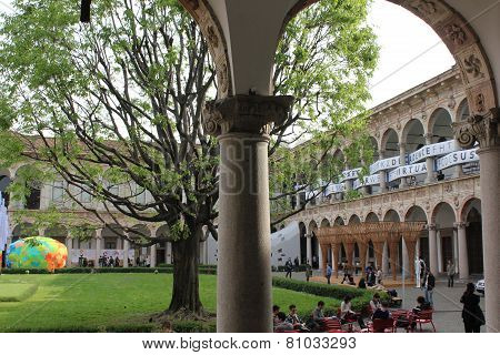 University Of Milan Courtyard