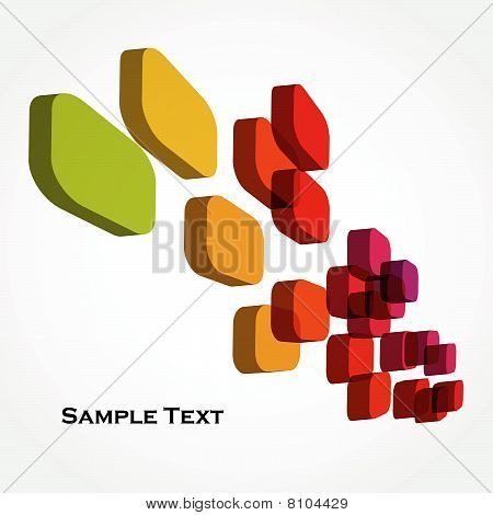 Colorful music background with clefs