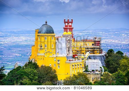 Sintra, Portugal at Sintra National Palace
