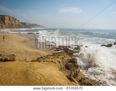 Beach At Valle Furado, Portugal