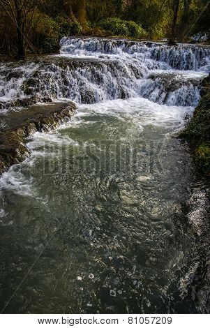 Waterfalls At Monasterio De Piedra, Zaragoza, Aragon, Spain
