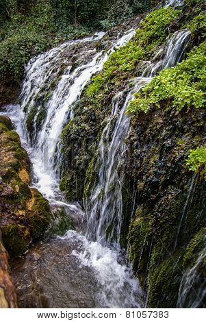 Waterfalls At Monasterio De Piedra, Zaragoza, Aragon, Spain
