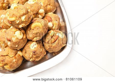 Indian homemade sweet laddoo