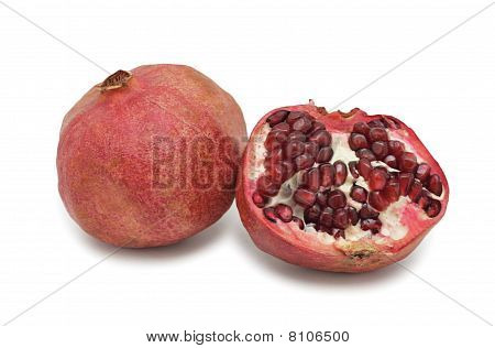 Granatapfel, isoliert