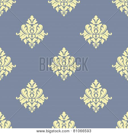 Sparse pattern of seamless victorian styled floral background