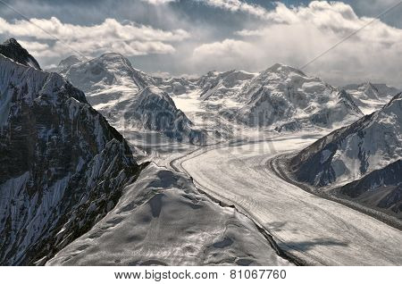 Fedchenko Glacier In Tajikistan