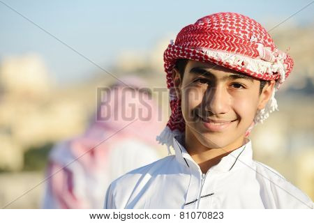 Positive Middle eastern young guy