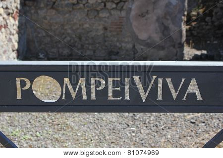 Detail Of Pompei Viva Insigna