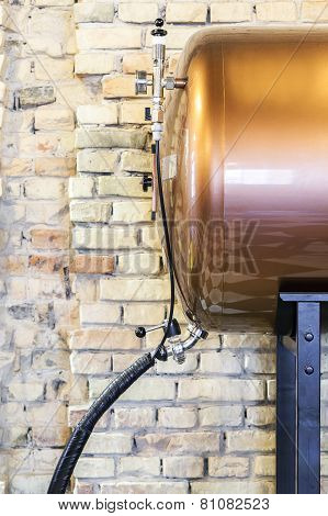 Small Tank Of Beer In A Pub