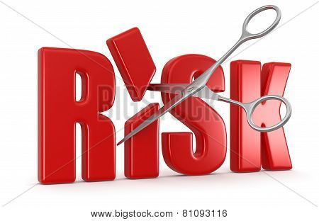 Risk and Scissors (clipping path included)