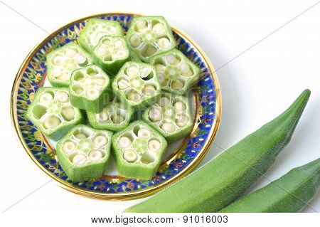 Okra fruit
