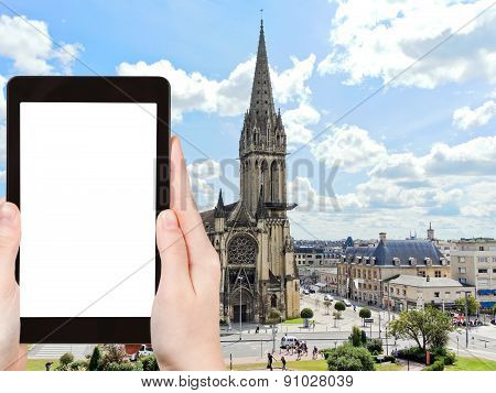 Tourist Photographs Church Of Saint-pierre, Caen