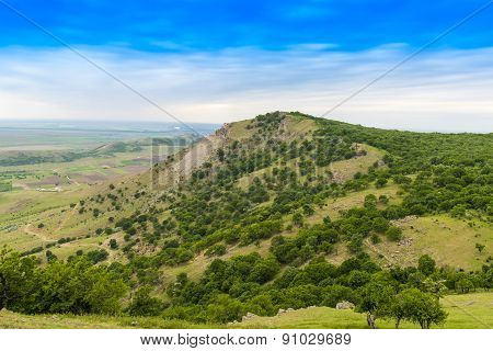 Summer landscape in Macin Mountains, Romania