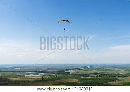 Paragliding in Dobrogea, Romania