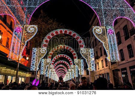Festival Of Lights In Lyon