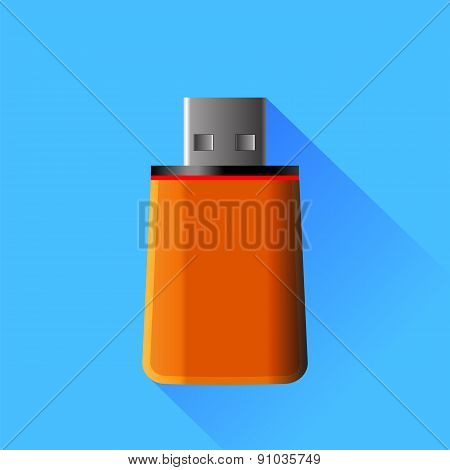 Orange  Memory Stick