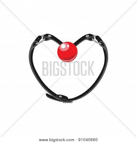 Adult bdsm toy in a form of heart