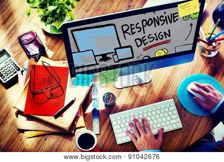 Responsive Design Responsive Quality Analytics Immagination Concept
