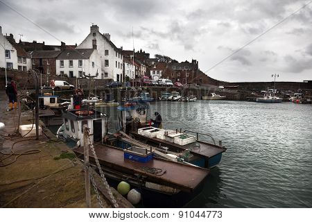 Fishing Boats In Scotland