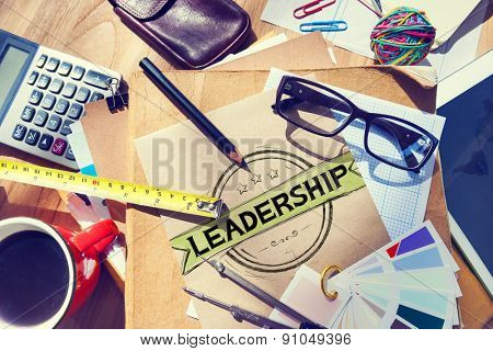 Leadership Leader Authoritarian Management Trainer Concept
