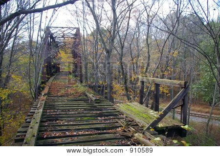 Verlassene Pennsylvania Railroad Trestle