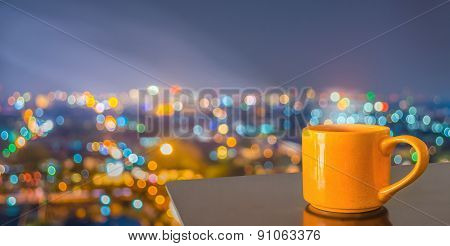 Blur Lighhts From Chiang Mai, Thailand For Background Usage.