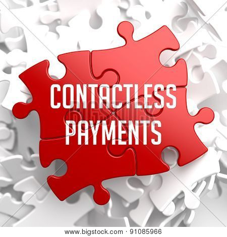 Contactless Payments on Red Puzzle.