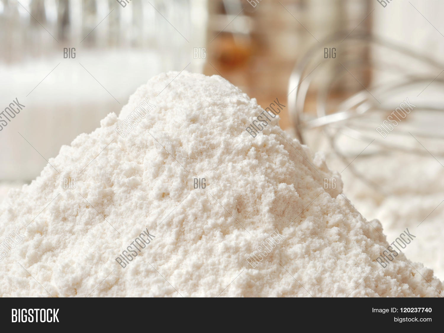 Heap Flour Whisk Image & Photo (Free Trial) Bigstock
