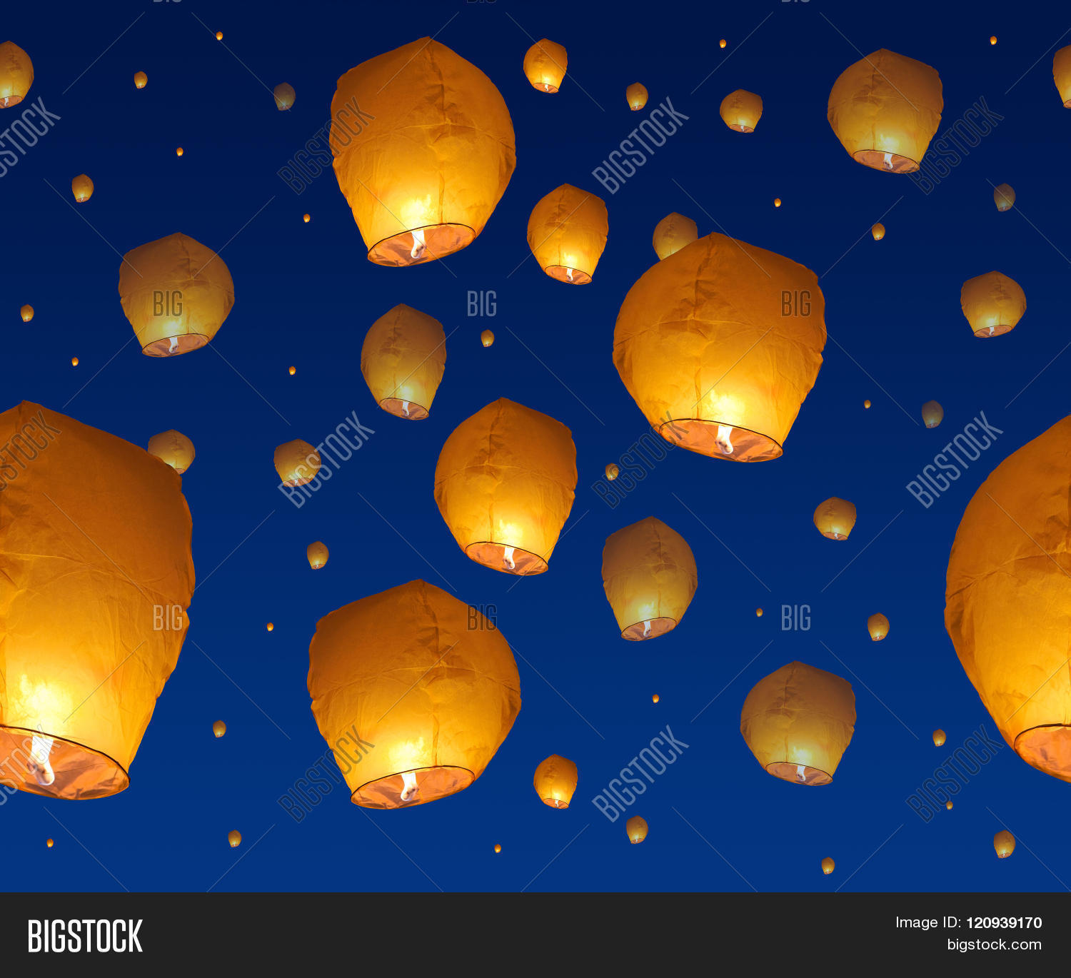 Yellow Lanterns On Image & Photo (Free Trial) Bigstock