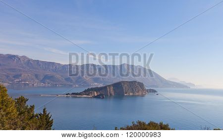 Budva Bay And St. Nicholas Island, Montenegro