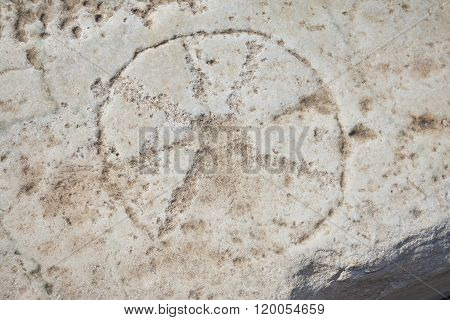 Ancient Christian Iota Symbol