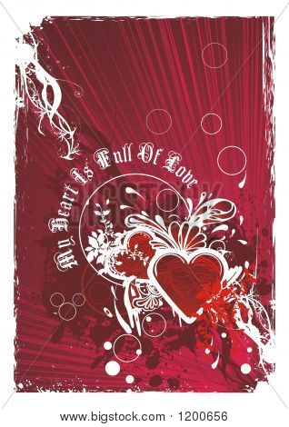  Ornamental Valentine Background