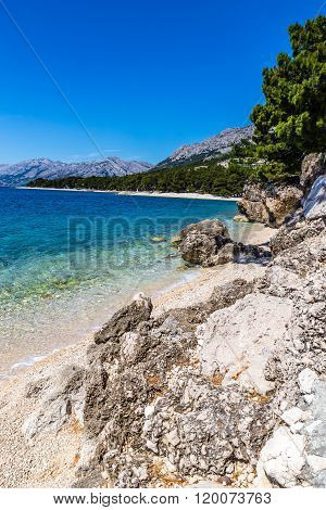 Rocky Seashore-makarska Riviera, Dalmatia, Croatia