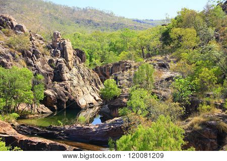 gunlom in kakadu national park, nt australia