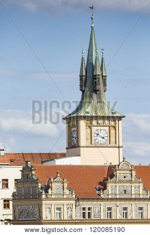 View Of The Tyn Church In Prague