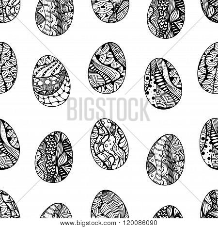 Pattern With Easter Eggs