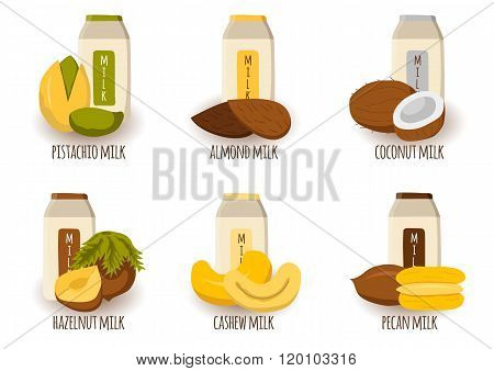 Types of vegetable milk