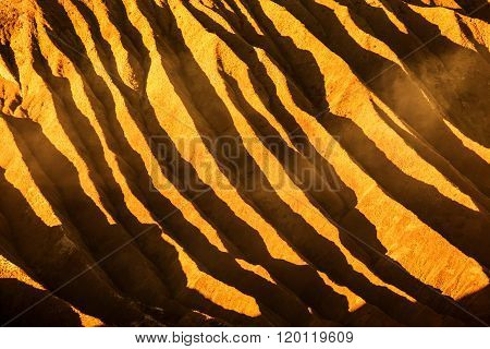 Texture Of Bromo Vocalno, East Java, Indonesia