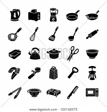Kitchenware vector icons