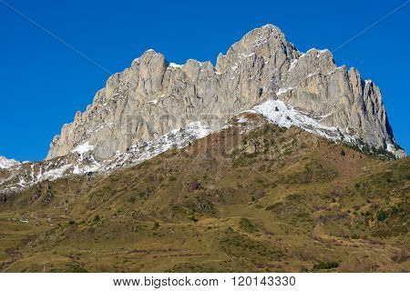 Foratata Peak in Tena Valley, Aragon, Huesca, Spain.