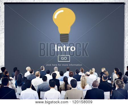 Intro Launch Start Create Innovation Web Online Concept