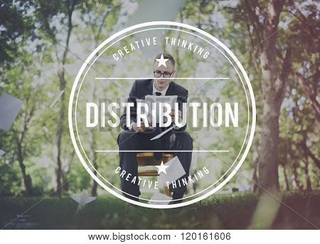 Distribution Distribute Distributed Distributor Concept